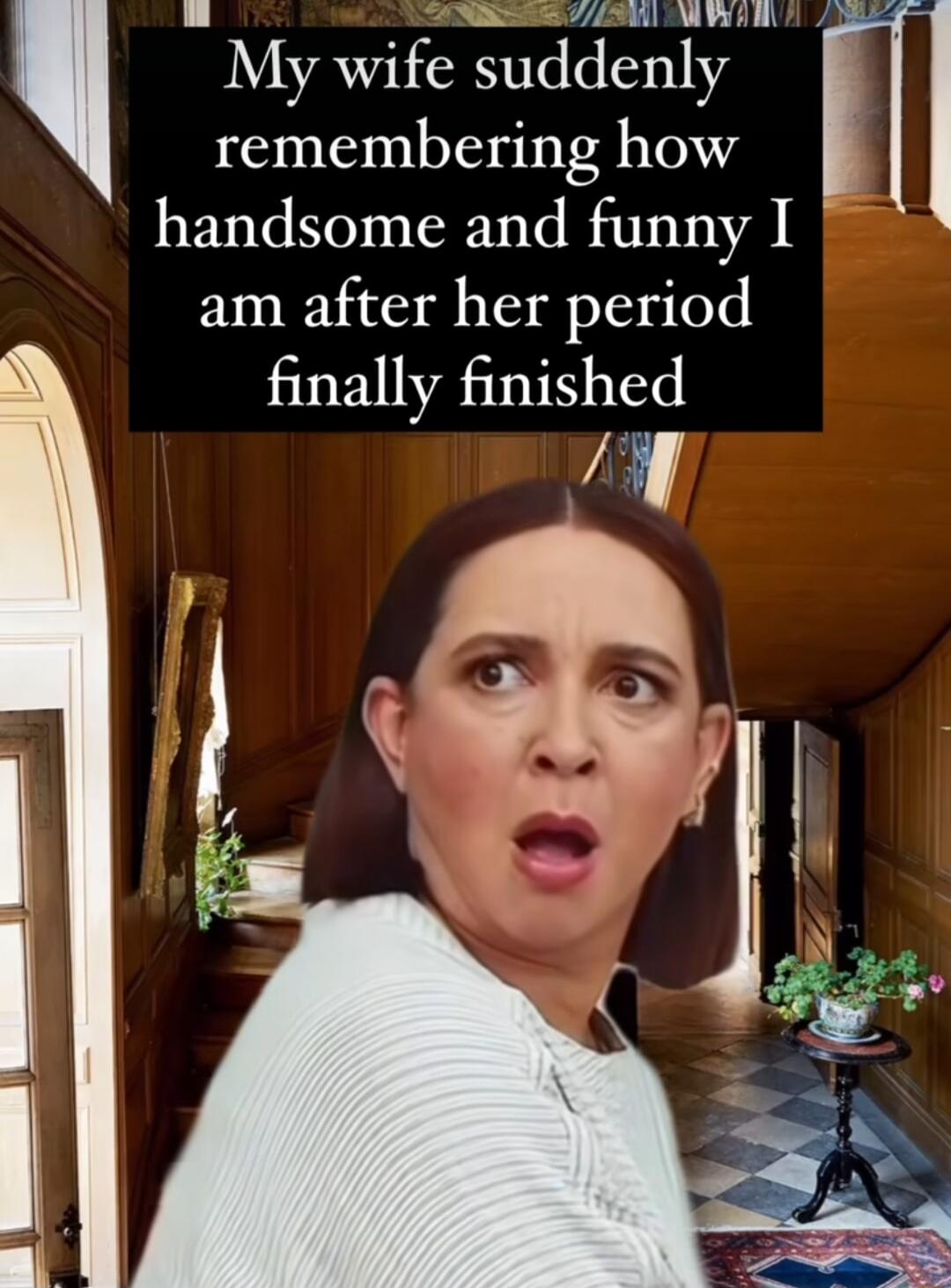 NSNS0 MWL My wife suddenly remembering how handsome and funny I am after her period finally finished Vi