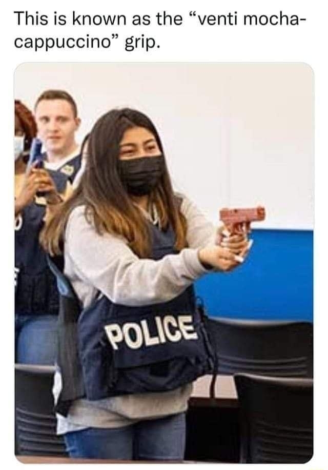 Mike Bouley mikey_bouley Replying to T This is known as the venti mocha cappuccino grip