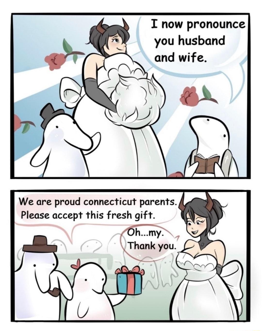 I now pronounce you husband and wife