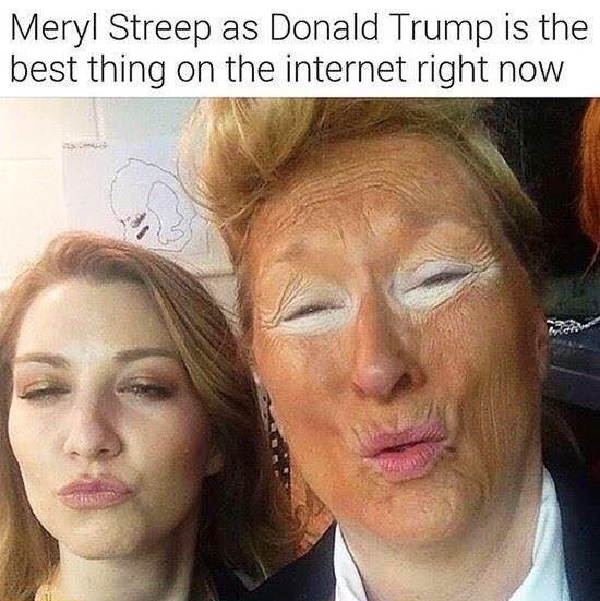Meryl Streep as Donald Trump is the best thing on the internet right now