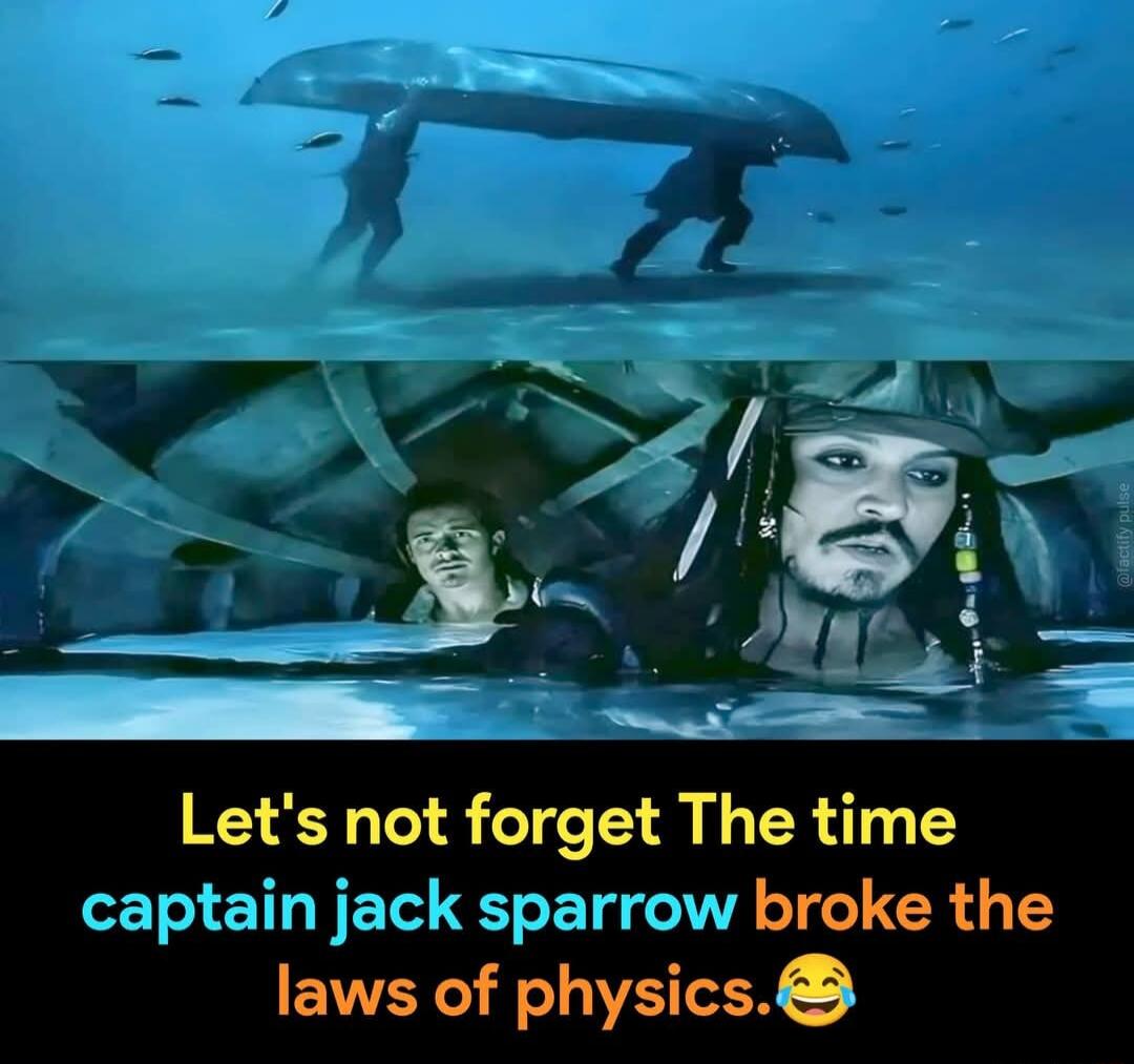Lets not forget The time j parrow broke the laws of physics