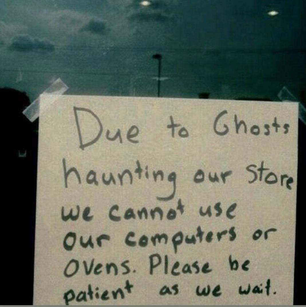 Jue To Ghosts N cum vj sur Stors We Canne use Que Cempuhrs or Ovens Please be patient o3 we wai