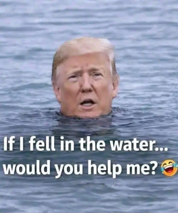 If I fell in the water... would you help me? 😂