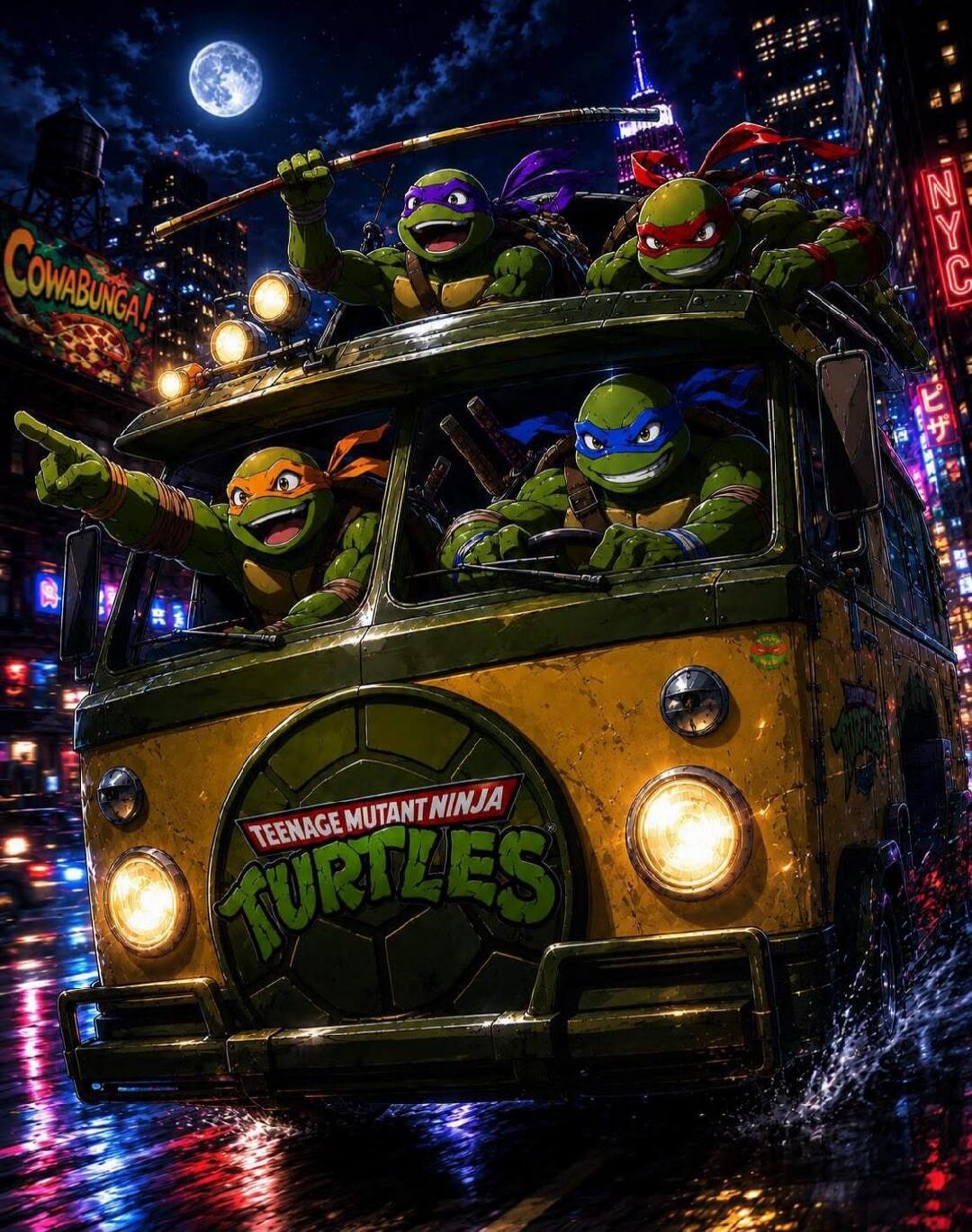 COWABUNGA! NYC TEENAGE MUTANT NINJA TURTLES