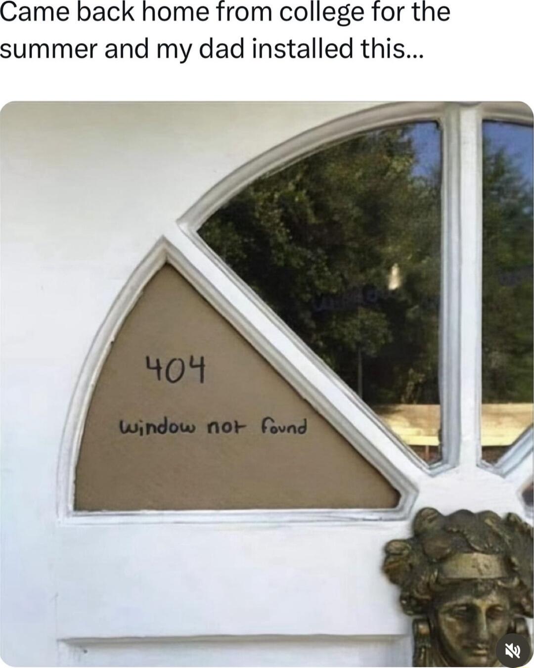 Came back home from college for the summer and my dad installed this