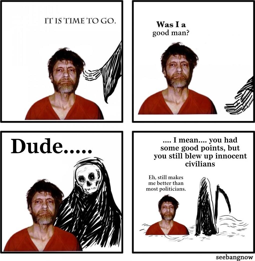 ITIS TIME TO GO some good points but 11 blew up innocent civilians Ensillmakes me bt than ot polticians