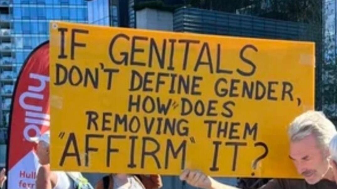 IF GENITALS DON'T DEFINE GENDER, HOW DOES REMOVING THEM 