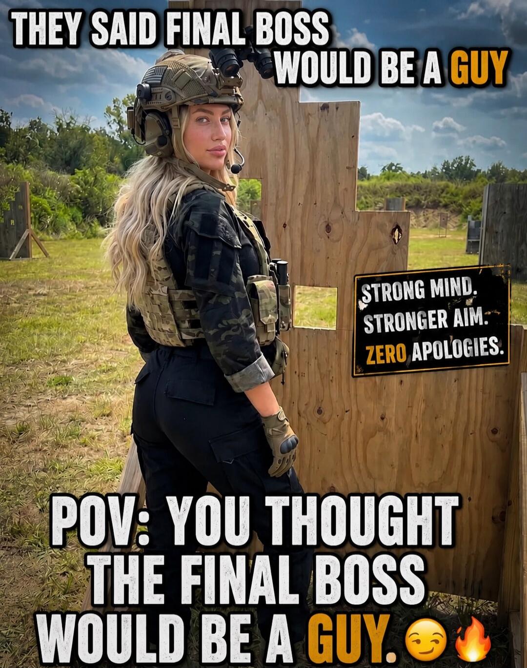 THEY SAID FINAL BOSS WOULD BE A GUY STRONG MIND. STRONGER AIM. ZERO APOLOGIES. POV: YOU THOUGHT THE FINAL BOSS WOULD BE A GUY. 😉🔥