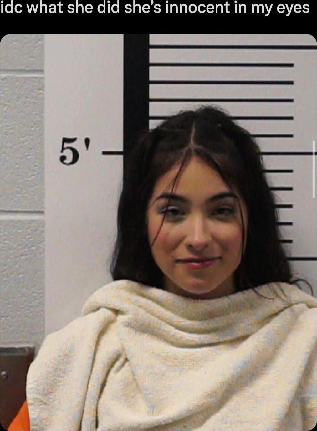 idc what she did shes innocent in my eyes