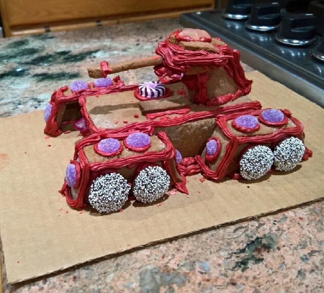 Yall probably dont care but gingerbread Scorpion 2015