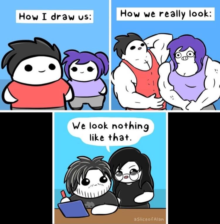 How we really look