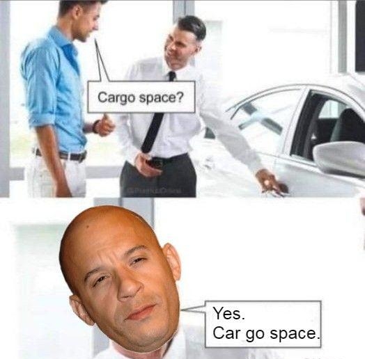 of i Cargo space Cil Yes Car go space