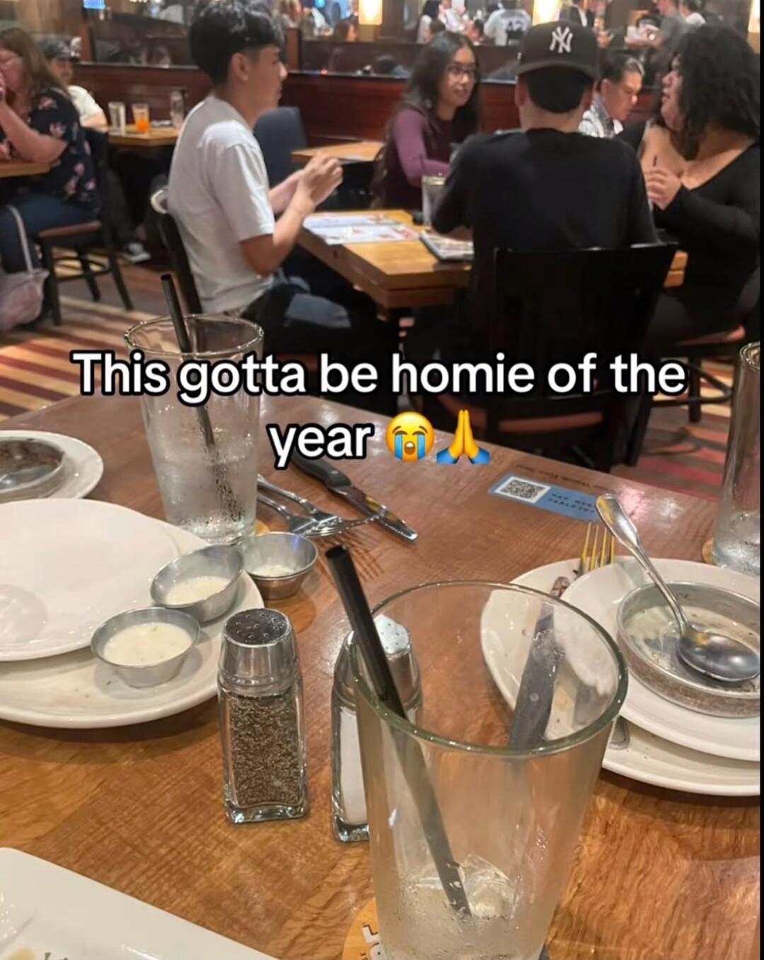 This gotta be homie of the year😭🙏