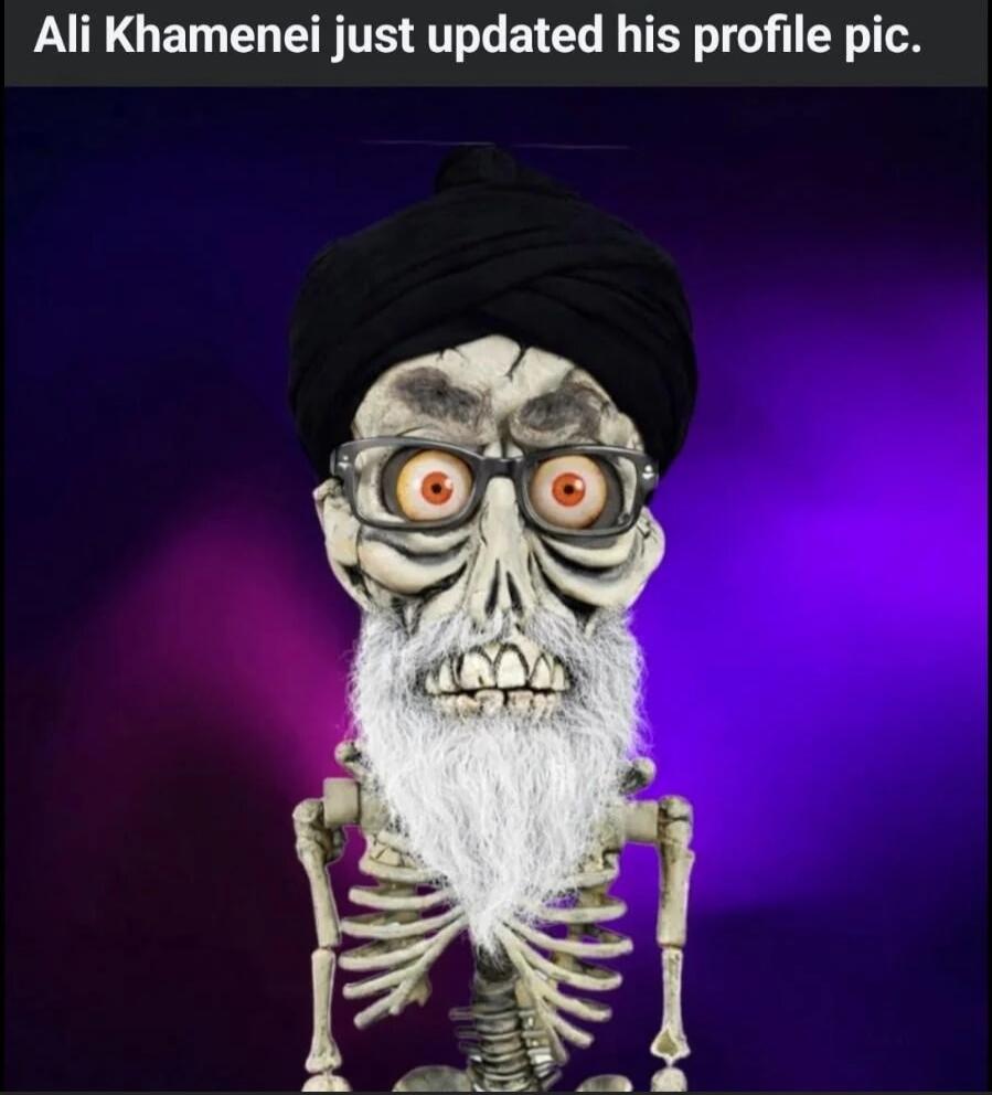 Ali Khamenei just updated his profile pic.