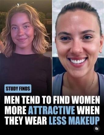 STUDY FINDS MEN TEND TO FIND WOMEN MORE ATTRACTIVE WHEN THEY WEAR LESS MAKEUP
