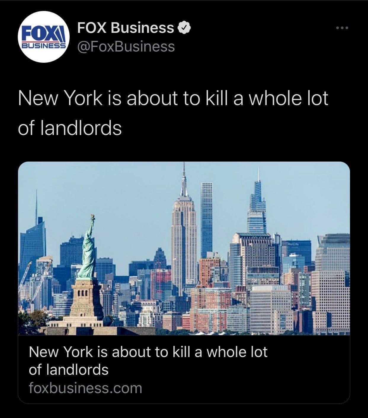 FOX TA Busmess Sy FoxBusiness NEVA I AR oo NI A e N II R ale o olEIlellefe S New York is about to kill a whole lot ol ETgleloge foxbusinesscom