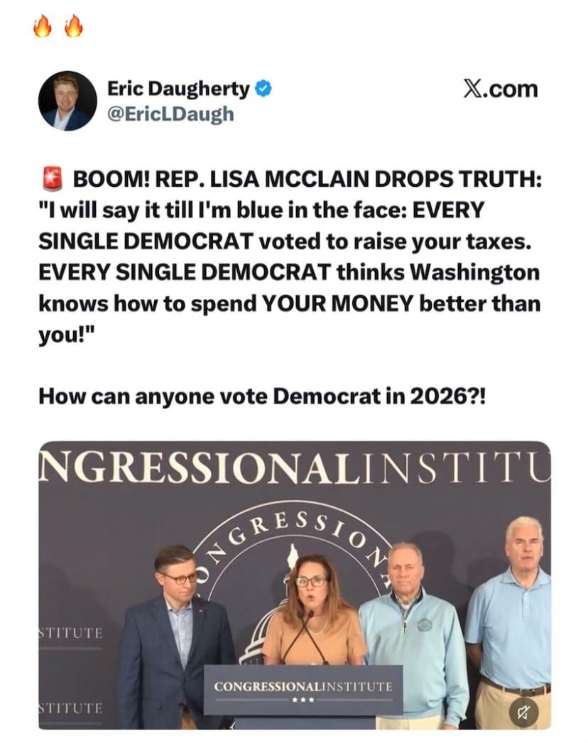 BOOM! REP. LISA MCCLAIN DROPS TRUTH: 