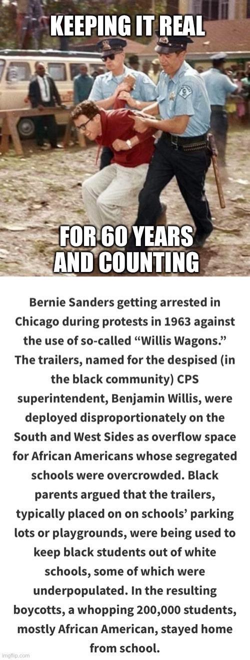 J oy S Bernie Sanders getting arrested in Chicago during protests in 1963 against the use of so called Willis Wagons The trailers named for the despised in the black community CPS superintendent Benjamin Willis were deployed disproportionately on the South and West Sides as overflow space for African Americans whose segregated schools were overcrowded Black parents argued that the trailers typical