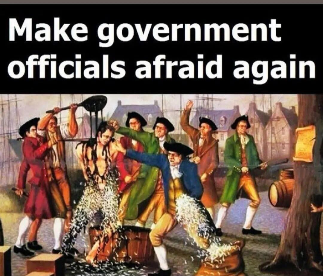 Make government officials afraid again
