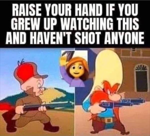 RRISE YOUR HAND IF YOU GREW UP WATCHING THIS AND HAVENT SHQ ANYONE