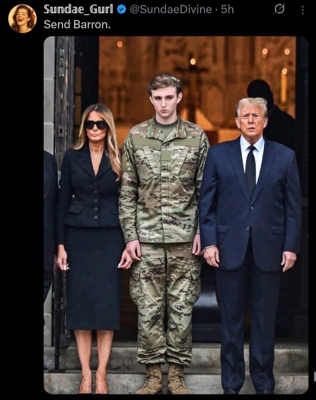 Sundae_Gurl @SundaeDivine 5h
Send Barron.