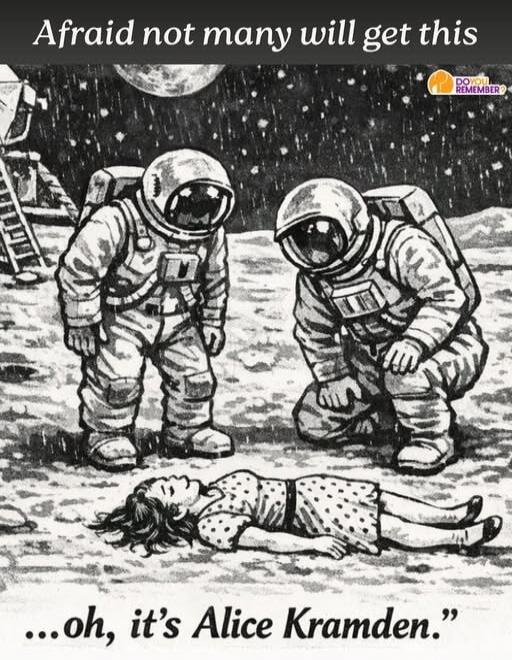 Afraid not many will get this ...oh, it's Alice Kramden.