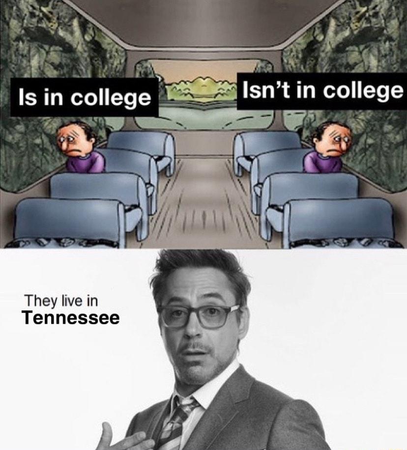 N Is in college L Snt in COIIege They live in Tennessee