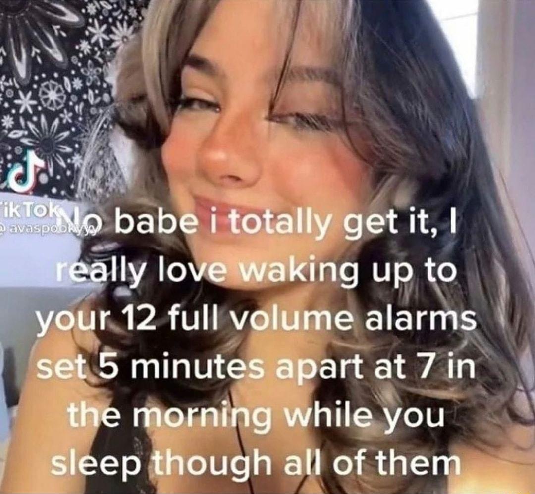 bab itotalifiget it ly loVeRWaRing up to your12 full vellime alarms 18845 minuteSpart at 7in e moringWhileyou Sleep though all of then_