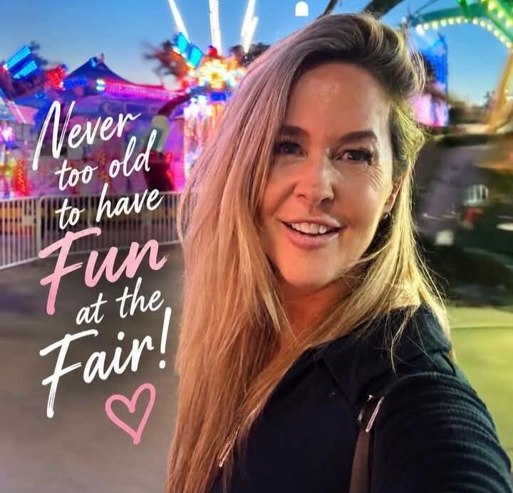 Never too old to have fun at the fair!