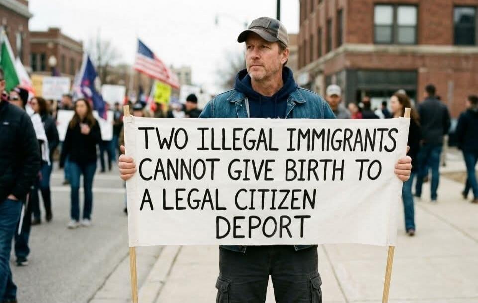 TWO ILLEGAL IMMIGRANTS CANNOT GIVE BIRTH TO A LEGAL CITIZEN DEPORT