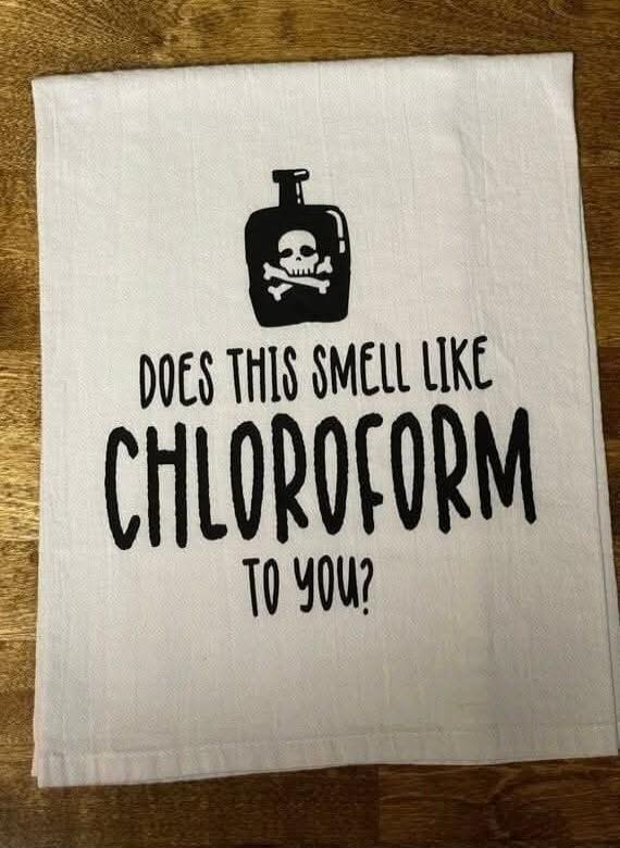 DOES THIS SMELL LIKE CHLOROFORM TO YOU?