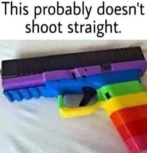 This probably doesn't shoot straight.