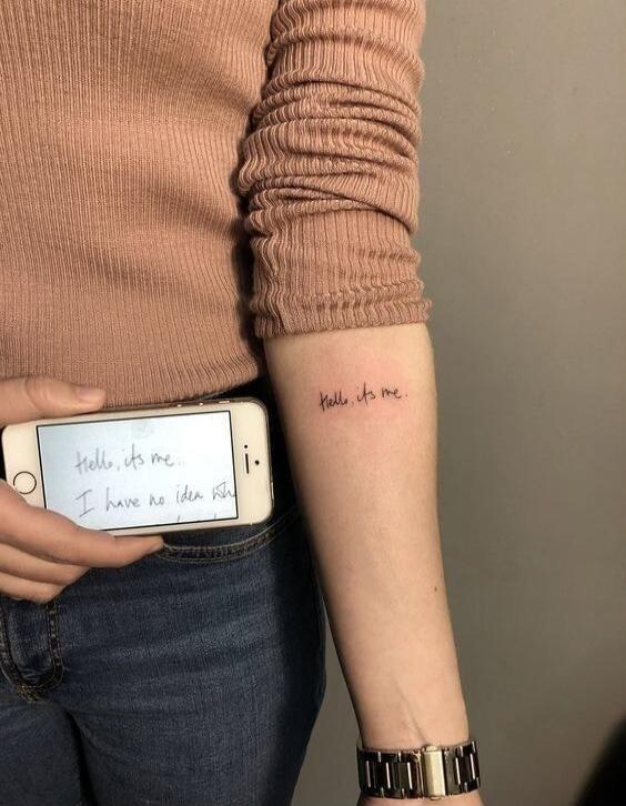 Hello, it's me. I have no idea. Hello, it's me.