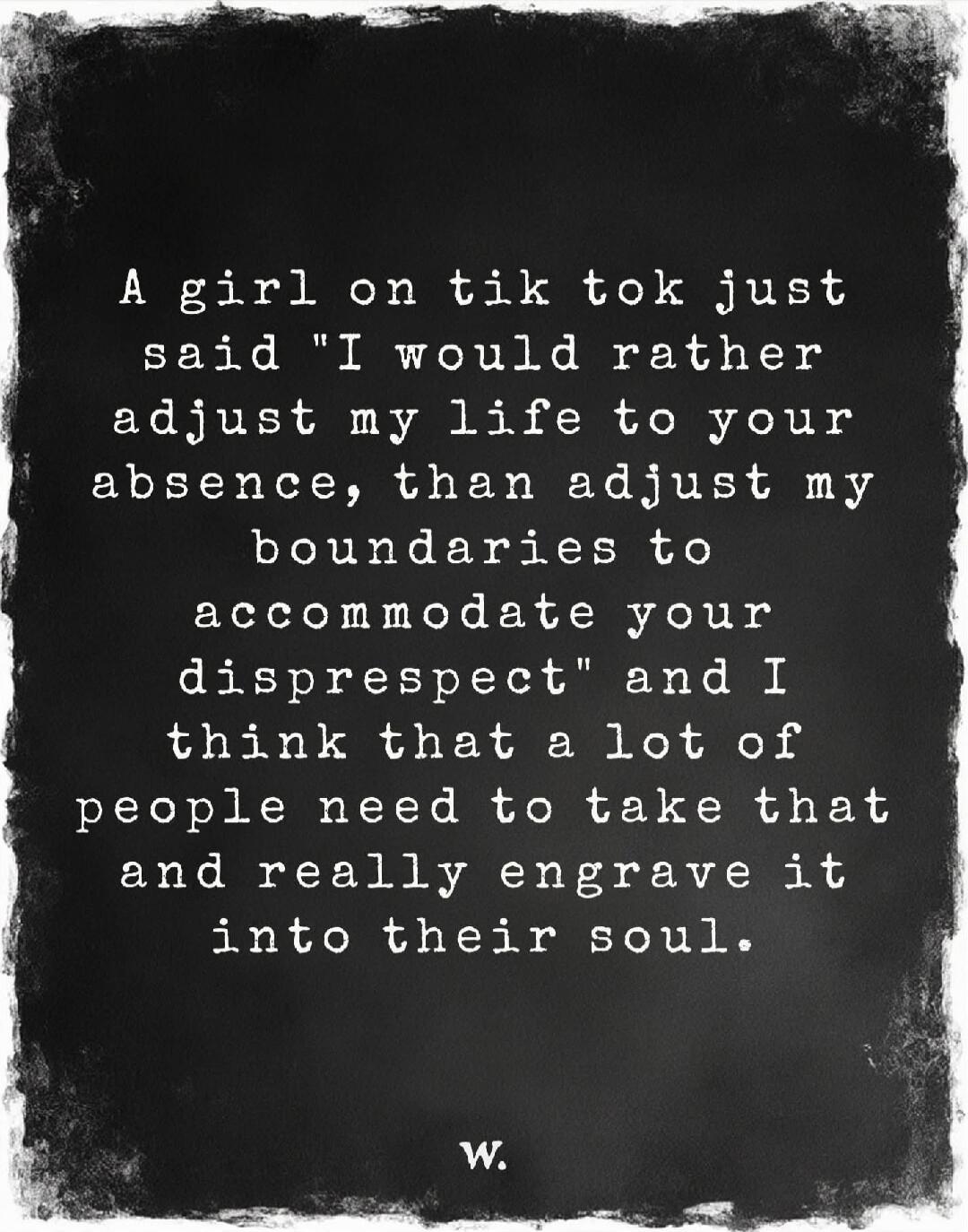 A girl on tik tok just said 