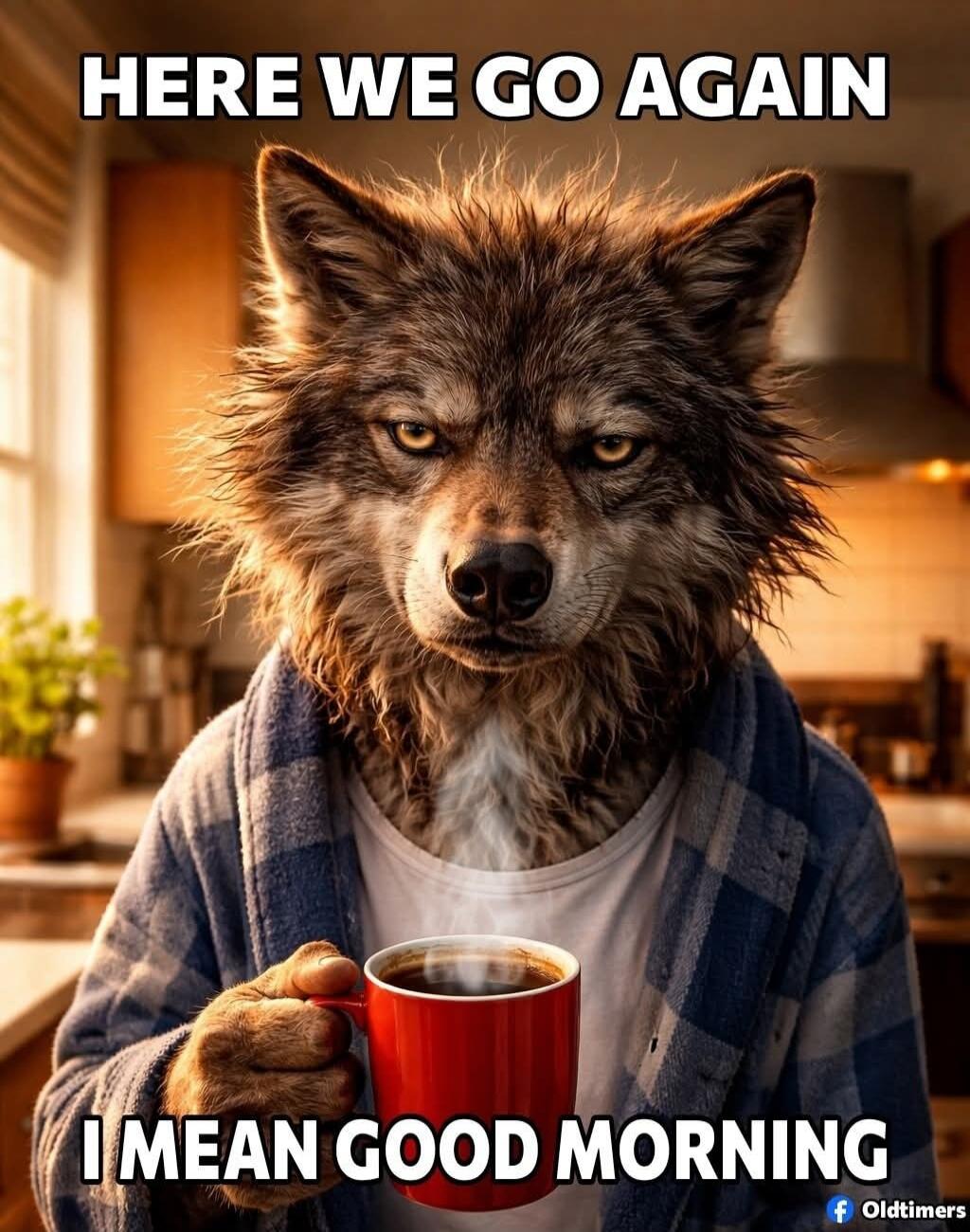 HERE WE GO AGAIN I MEAN GOOD MORNING