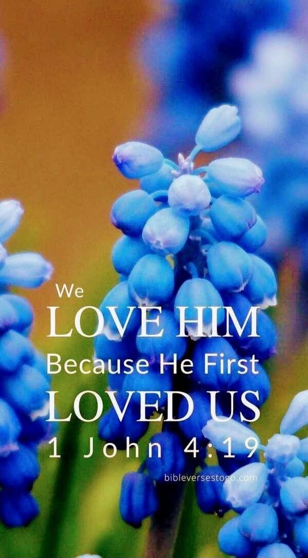 We LOVE HIM Because He First LOVED US 1 John 4:19