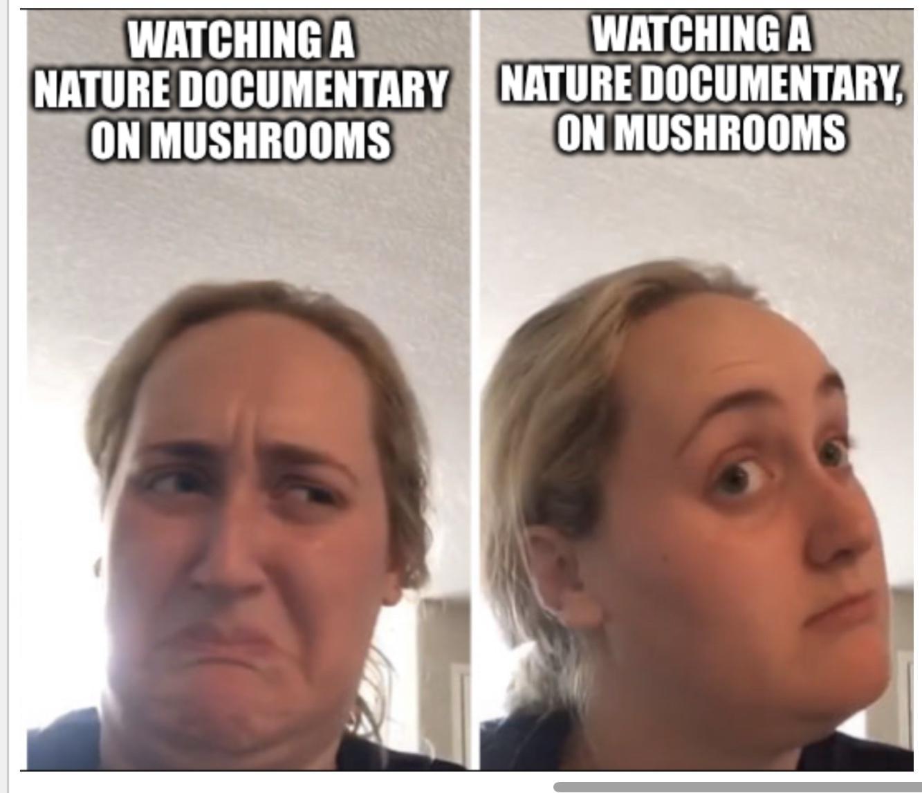 WATCHING A NATURE DOCUMENTARY