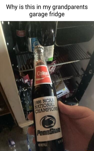 Why is this in my grandparents garage fridge