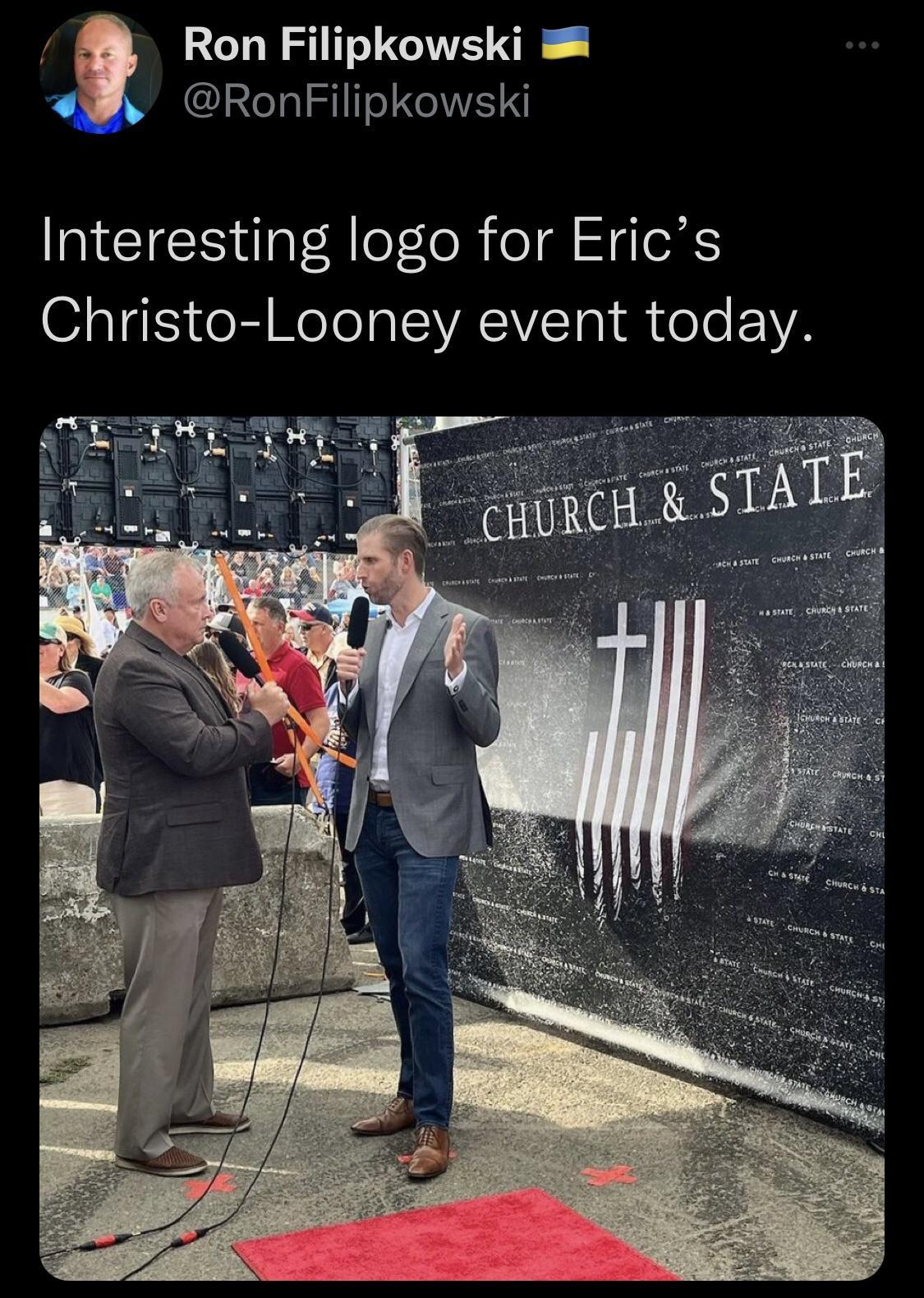 Ron Filipkowski 4P RonFilipkowski Interesting logo for Erics 013145 B WoTeTa SIVACIVET R R CoTo 1A WA