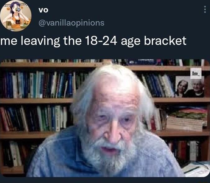 AL vanillaopinions me leaving the 18 24 age bracket