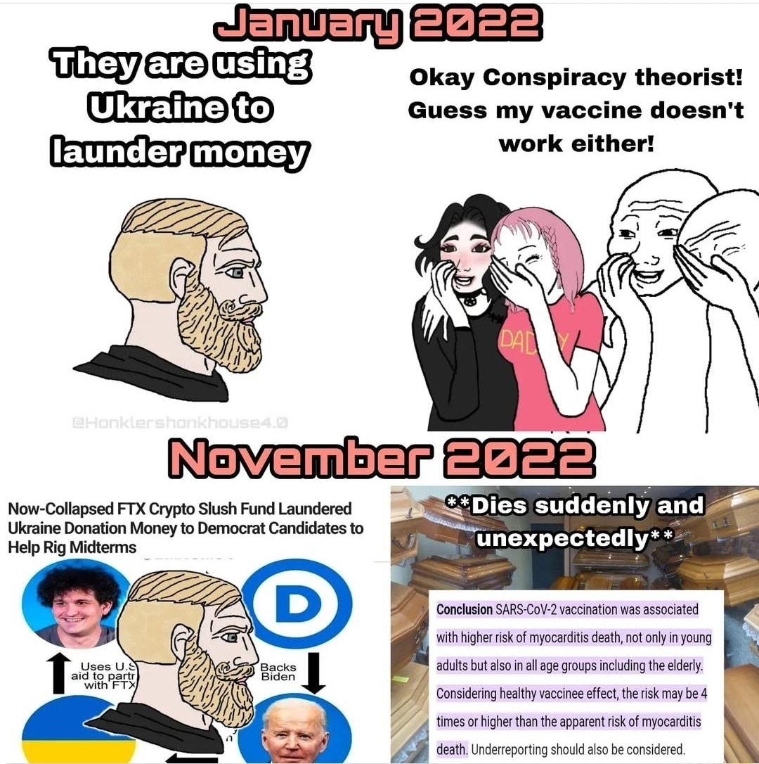 honklershonkhoused0 ERERY EEER Uiy ero g Okay Conspiracy theorist ukrainelto Guess my vaccine doesnt work either o 5 0 2o e skt oty N st st s sty ot sy el bareh e et s ol s PO