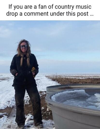If you are a fan of country music drop a comment under this post ...