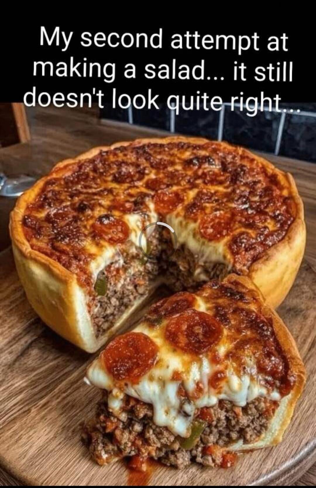 My second attempt at making a salad... it still doesn't look quite right...