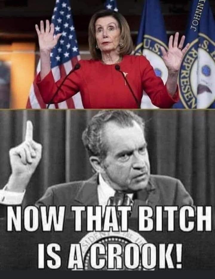 NOW THAT BITCH IS A CROOK!