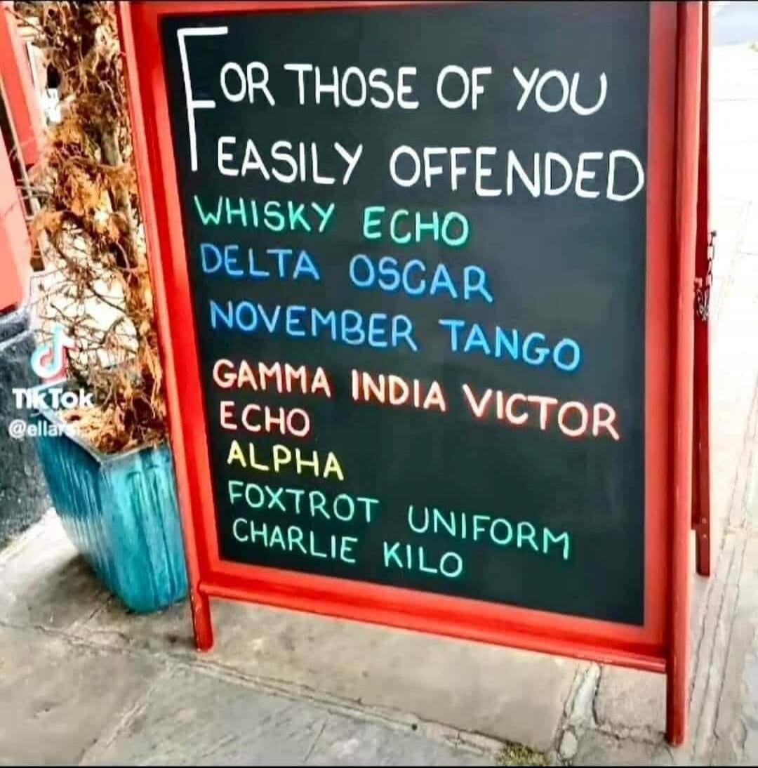 For those of you easily offended, we don't give a fuck.