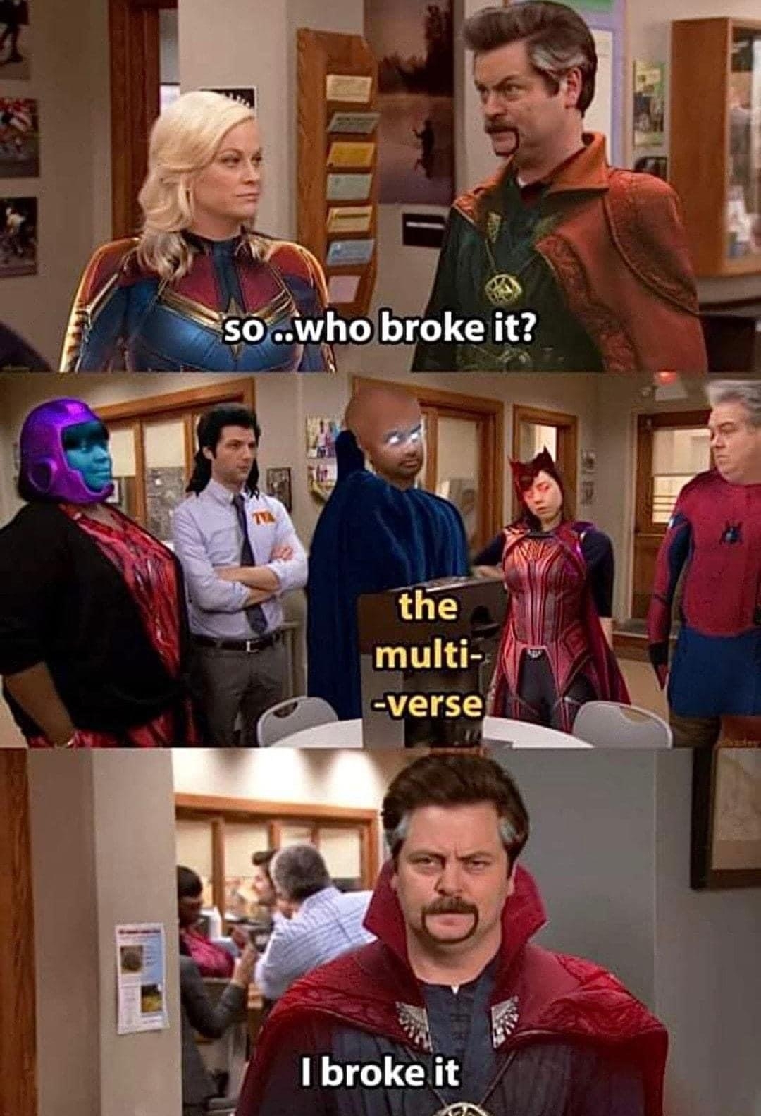 A who roke t7 broke t SN