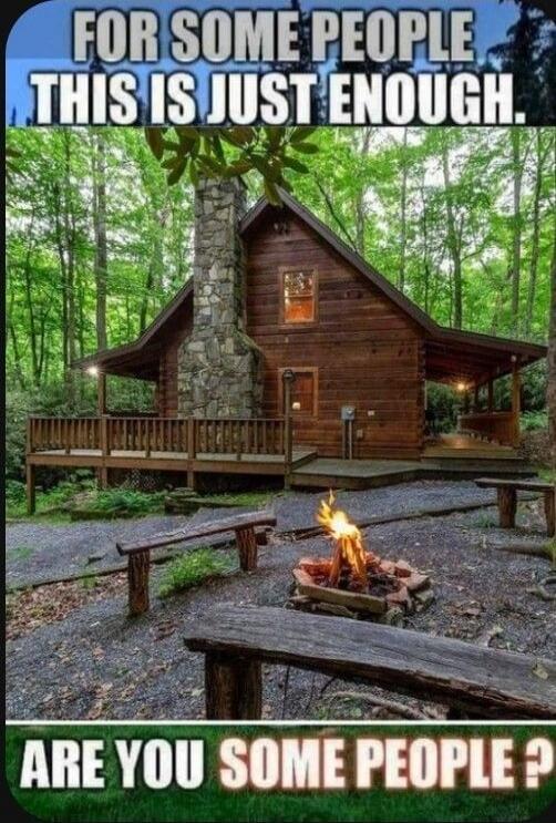 FOR SOME PEOPLE THIS IS JUST ENOUGH. ARE YOU SOME PEOPLE?