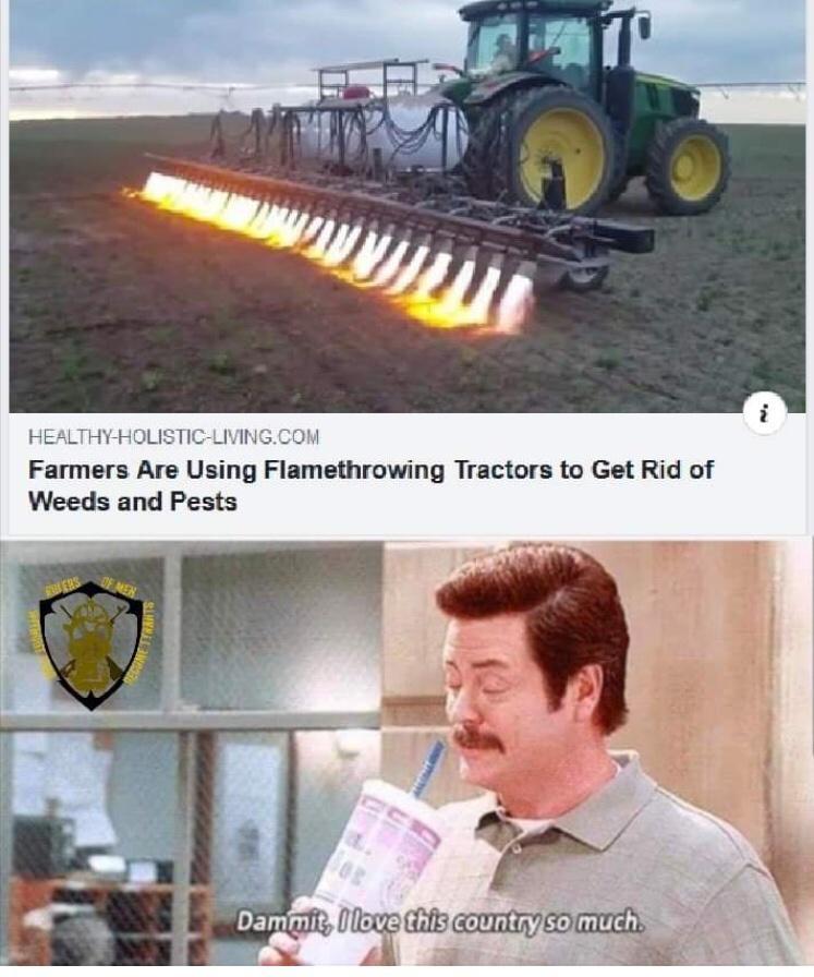 HEALTHY HOLISTIC LIVINGCOM Farmers Are Using Flamethrowing Tractors to Get Rid of Weeds and Pests