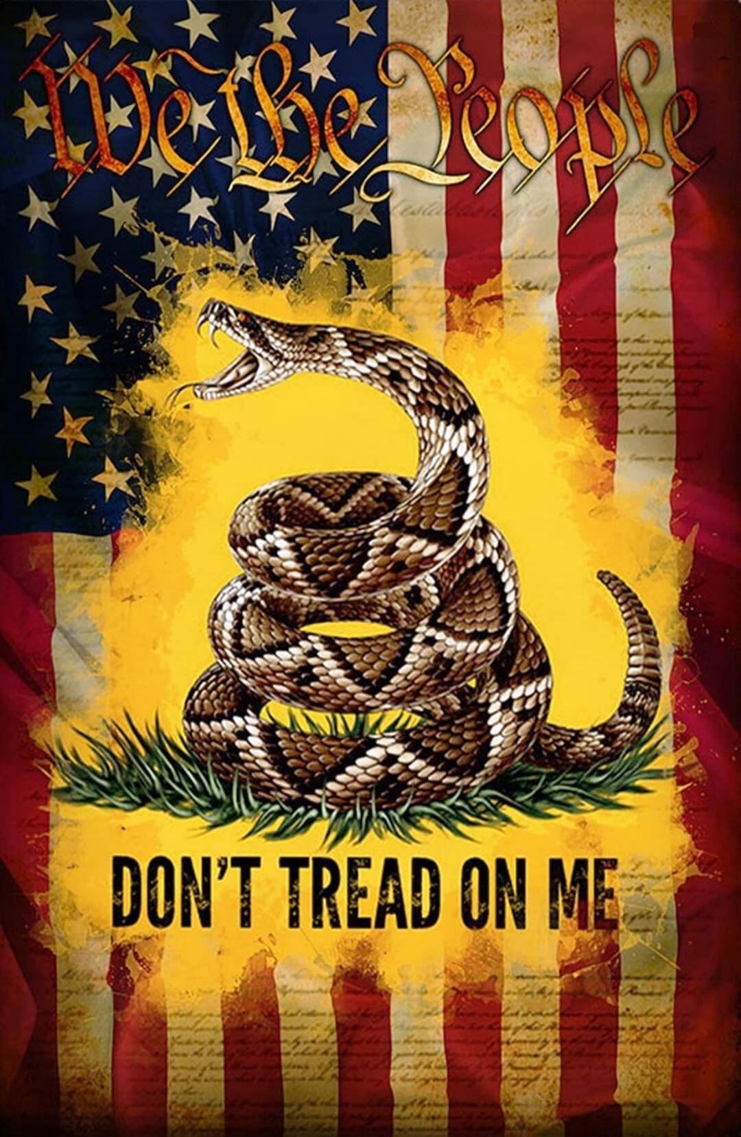 We the People DON'T TREAD ON ME