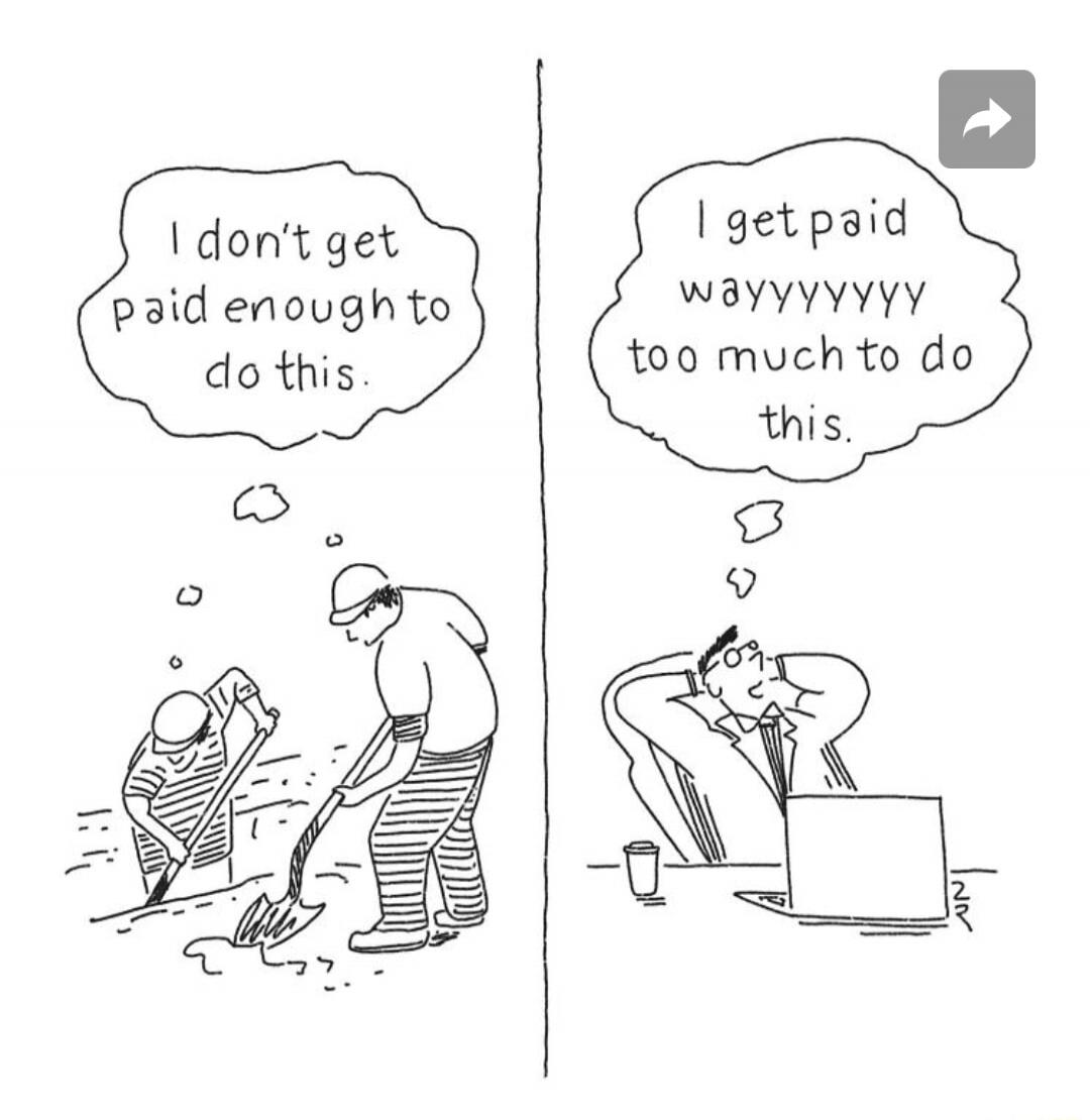 I don't get paid enough to do this. I get paid wayyyyyyyy too much to do this.